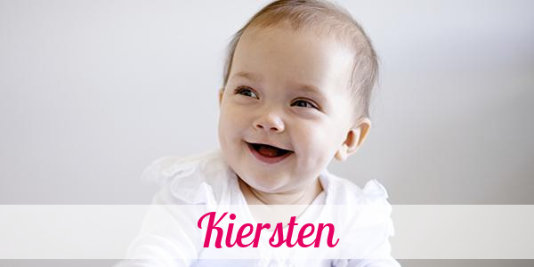 Namensbild von Kiersten auf vorname.com