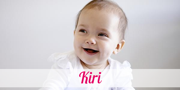 Namensbild von Kiri auf vorname.com
