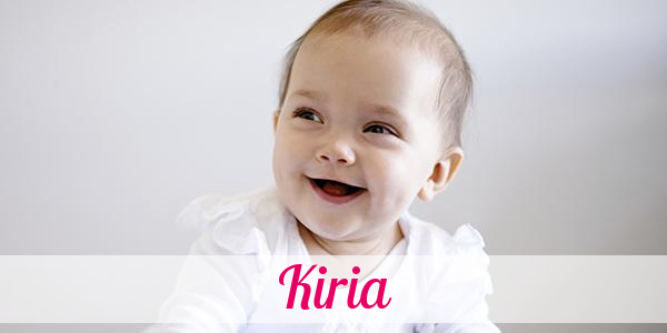 Namensbild von Kiria auf vorname.com