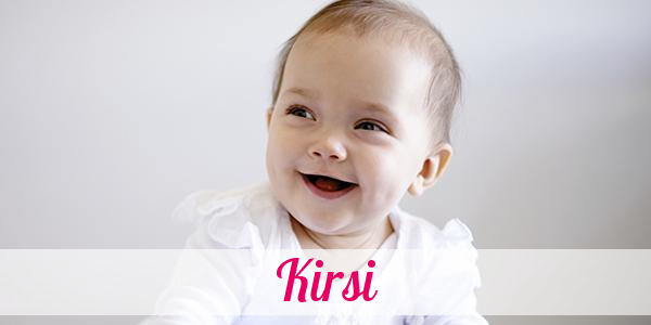 Namensbild von Kirsi auf vorname.com