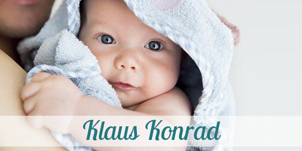 Namensbild von Klaus Konrad auf vorname.com