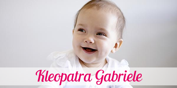 Namensbild von Kleopatra Gabriele auf vorname.com