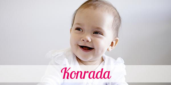 Namensbild von Konrada auf vorname.com