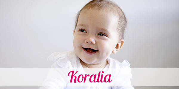 Namensbild von Koralia auf vorname.com