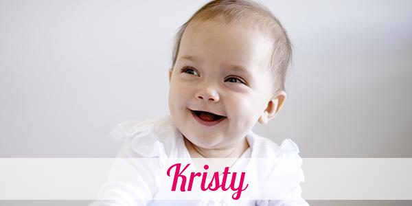 Namensbild von Kristy auf vorname.com