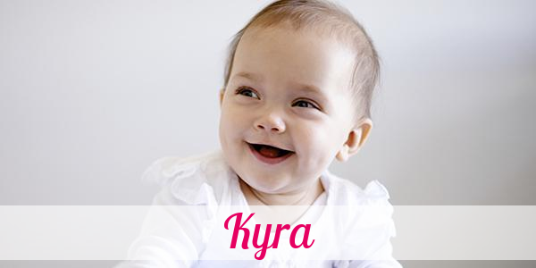 Namensbild von Kyra auf vorname.com