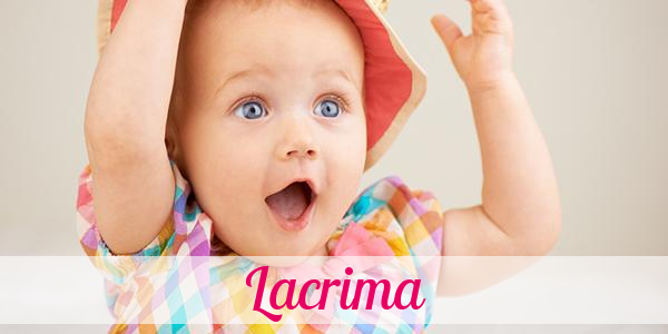 Namensbild von Lacrima auf vorname.com