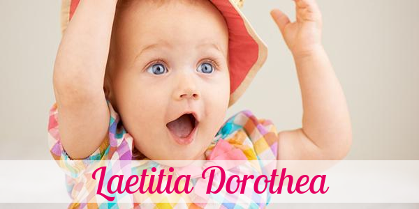 Namensbild von Laetitia Dorothea auf vorname.com