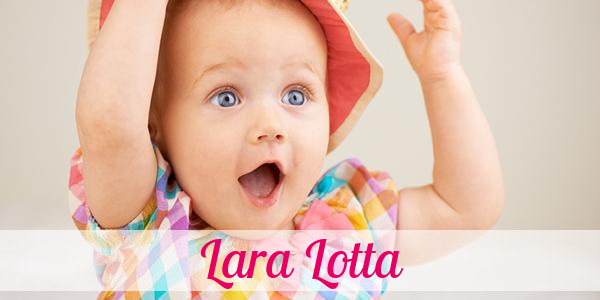 Namensbild von Lara Lotta auf vorname.com