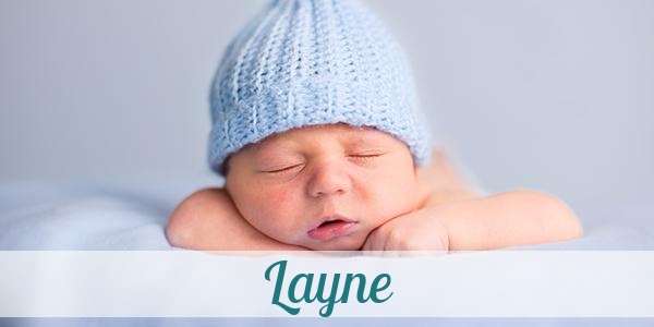 Namensbild von Layne auf vorname.com