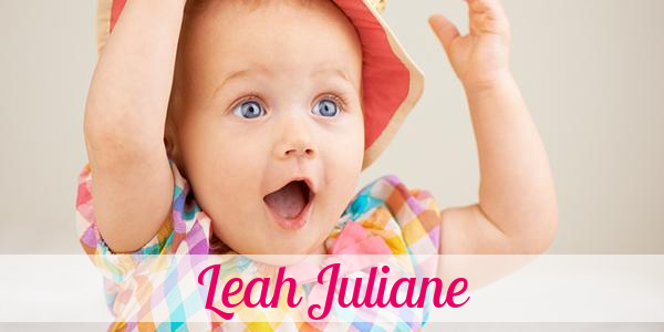Namensbild von Leah Juliane auf vorname.com