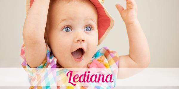 Namensbild von Lediana auf vorname.com