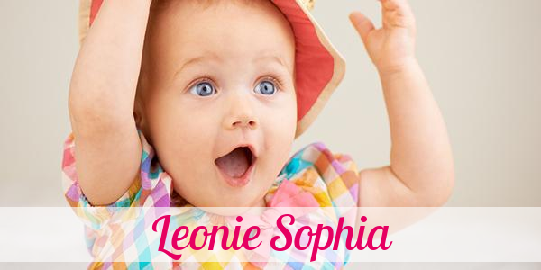 Namensbild von Leonie Sophia auf vorname.com