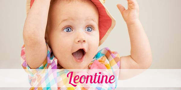 Namensbild von Leontine auf vorname.com