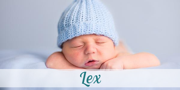 Namensbild von Lex auf vorname.com