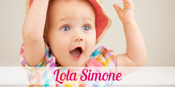 Namensbild von Lola Simone auf vorname.com