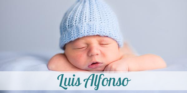 Namensbild von Luis Alfonso auf vorname.com