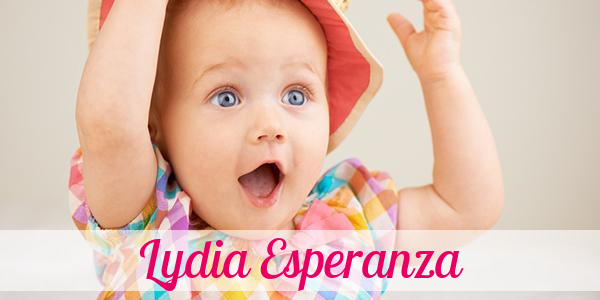 Namensbild von Lydia Esperanza auf vorname.com