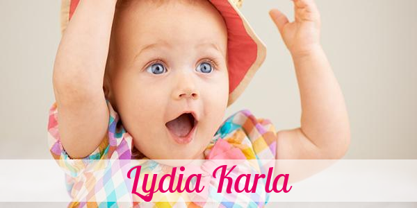Namensbild von Lydia Karla auf vorname.com