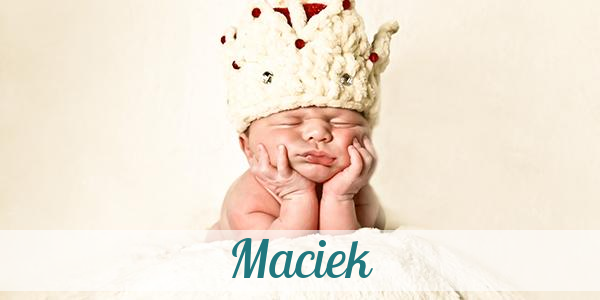 Namensbild von Maciek auf vorname.com