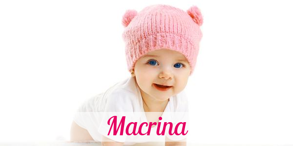 Namensbild von Macrina auf vorname.com