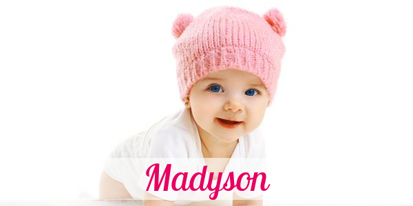 Namensbild von Madyson auf vorname.com