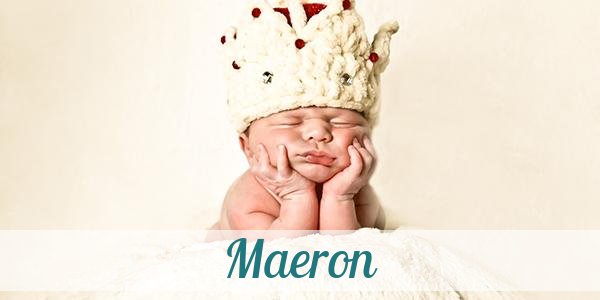 Namensbild von Maeron auf vorname.com