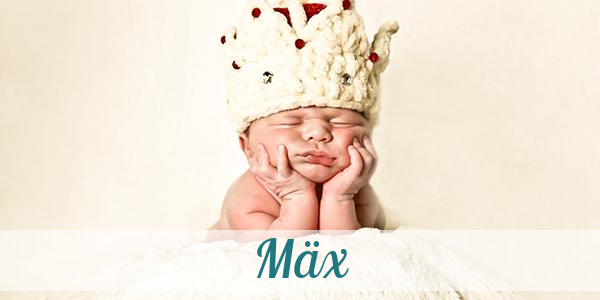 Namensbild von Mäx auf vorname.com