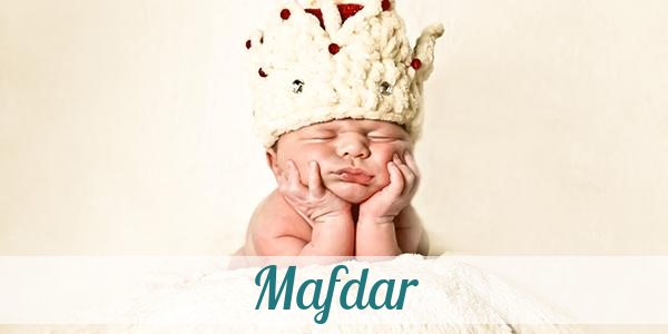 Namensbild von Mafdar auf vorname.com