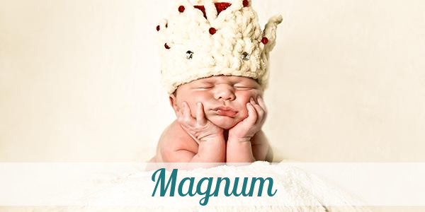 Namensbild von Magnum auf vorname.com