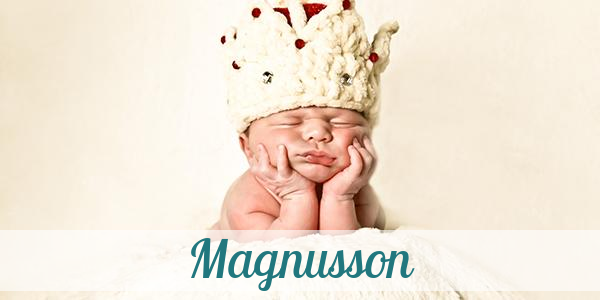 Namensbild von Magnusson auf vorname.com