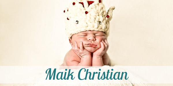 Namensbild von Maik Christian auf vorname.com
