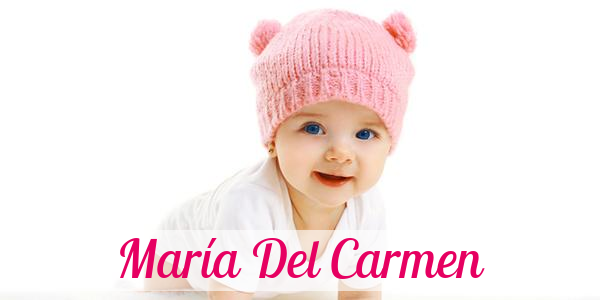Namensbild von María Del Carmen auf vorname.com