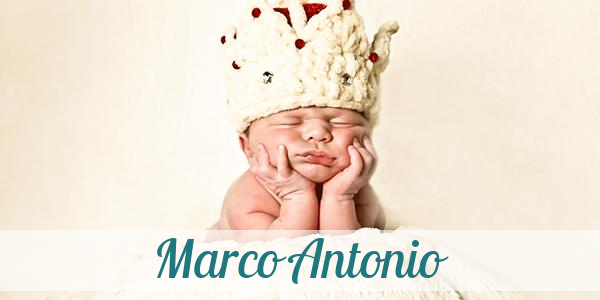 Namensbild von Marco Antonio auf vorname.com