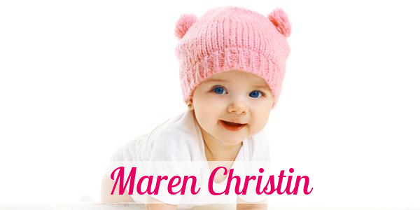 Namensbild von Maren Christin auf vorname.com