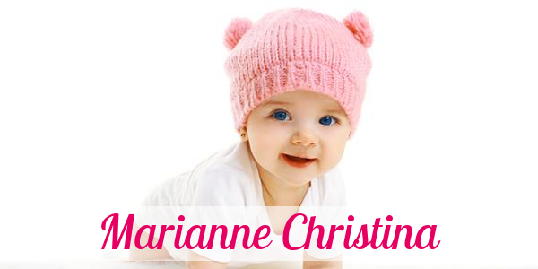 Namensbild von Marianne Christina auf vorname.com