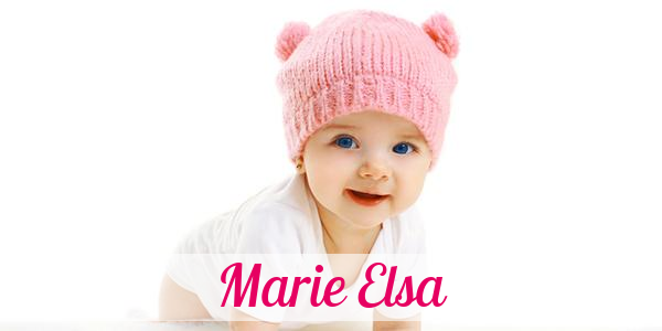 Namensbild von Marie Elsa auf vorname.com