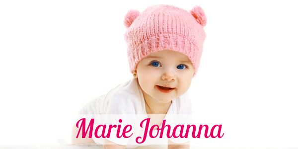 Namensbild von Marie Johanna auf vorname.com