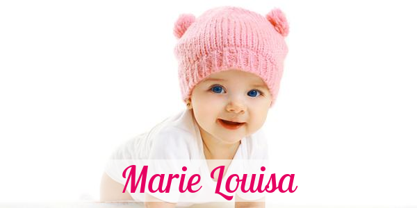 Namensbild von Marie Louisa auf vorname.com