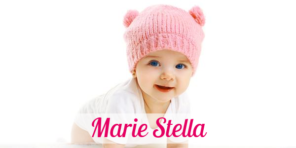 Namensbild von Marie Stella auf vorname.com