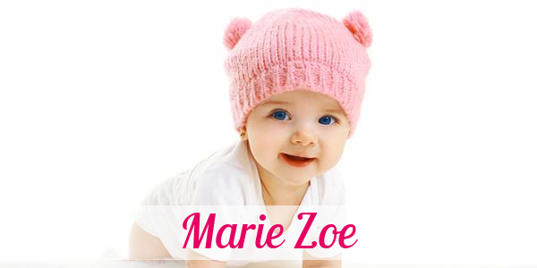 Namensbild von Marie Zoe auf vorname.com