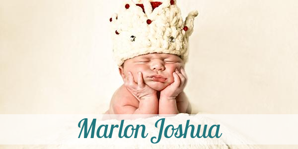 Namensbild von Marlon Joshua auf vorname.com