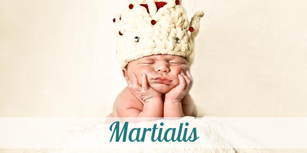 Namensbild von Martialis auf vorname.com