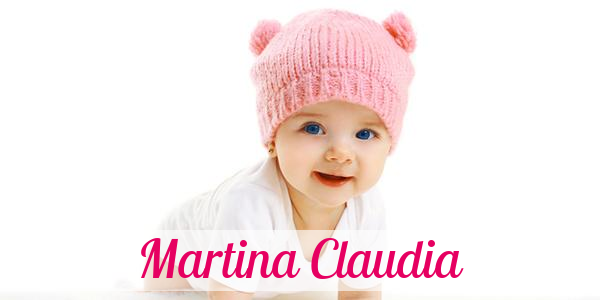 Namensbild von Martina Claudia auf vorname.com
