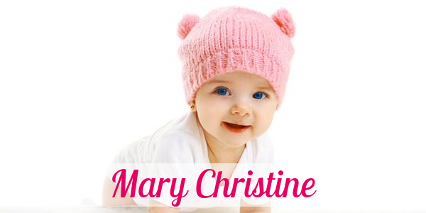 Namensbild von Mary Christine auf vorname.com
