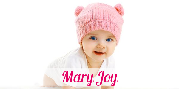 Namensbild von Mary Joy auf vorname.com