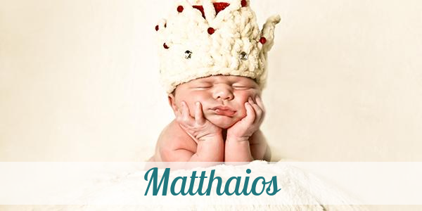 Namensbild von Matthaios auf vorname.com