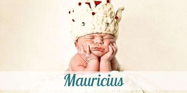Namensbild von Mauricius auf vorname.com