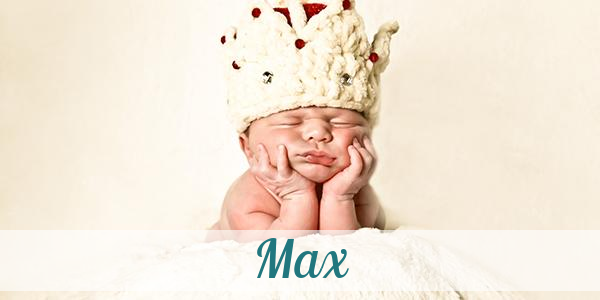 Namensbild von Max auf vorname.com