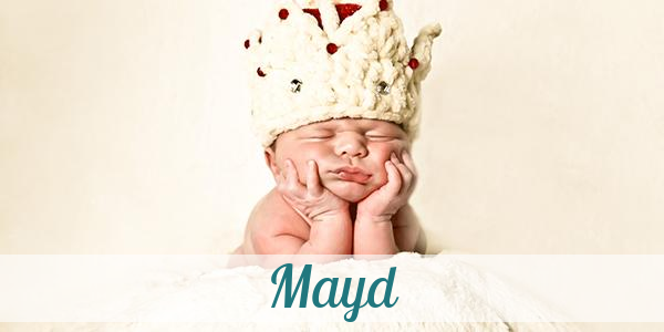 Namensbild von Mayd auf vorname.com